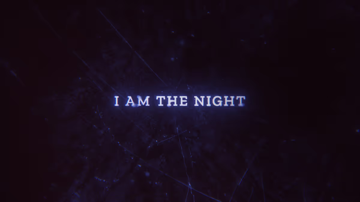 I am the night style frame 5